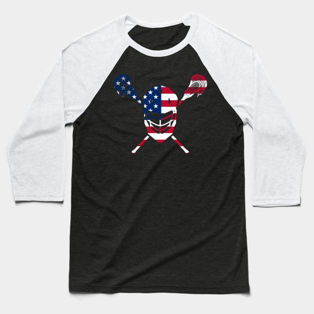 lacrosse Baseball T-Shirt by Mandala Project